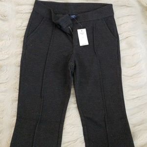 Gap kids Ponte pants charcoal herringbone w pleat